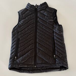 Children's Quilted Black Vest